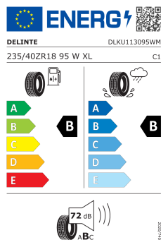 235/40 R 18 tl.  95 W Delinte  DS 2, XL